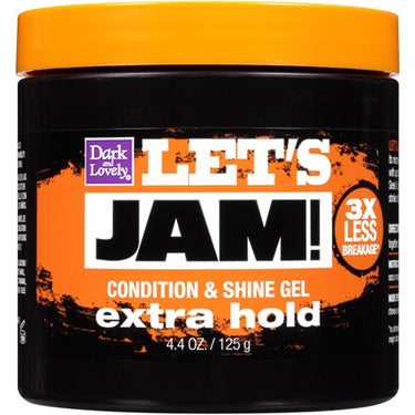 Dark and Lovely Let's Jam Condition & Shine Gel - Extra Hold, 4.4 oz - ANNS BEAUTY SUPPLY